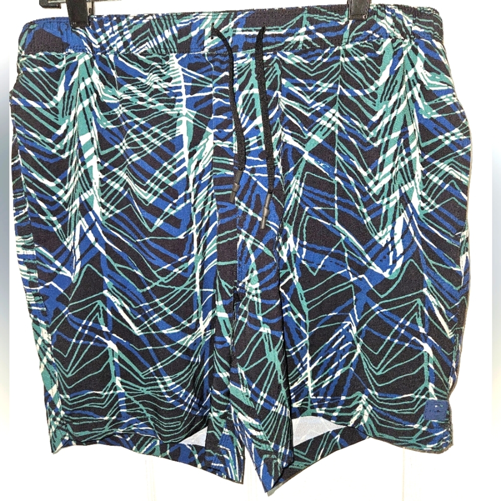 Billabong Board Shorts‎ Mens Med Black Green Adventure Divison